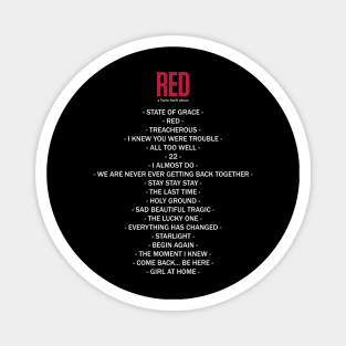 Taylor Swift - RED Album Magnet